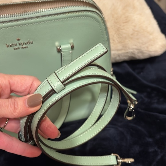 Kate Spade Authentic Mint Satchel Tote EUC see photos for measurements - Picture 4 of 16